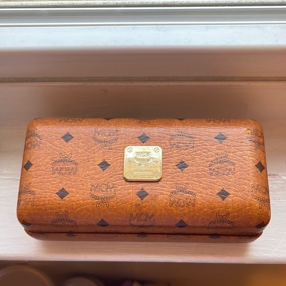 MCM Black Sunglasses with Brown Tint - Picture 3 of 6